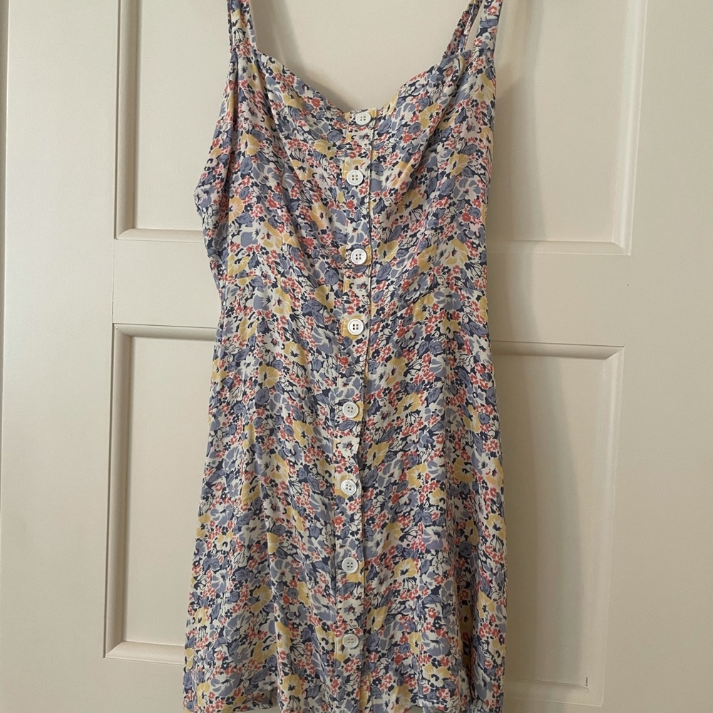 Reformation Super Cute Button Down Mini Dress - image 2
